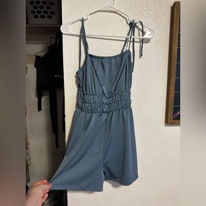 Derek heart blue romper
